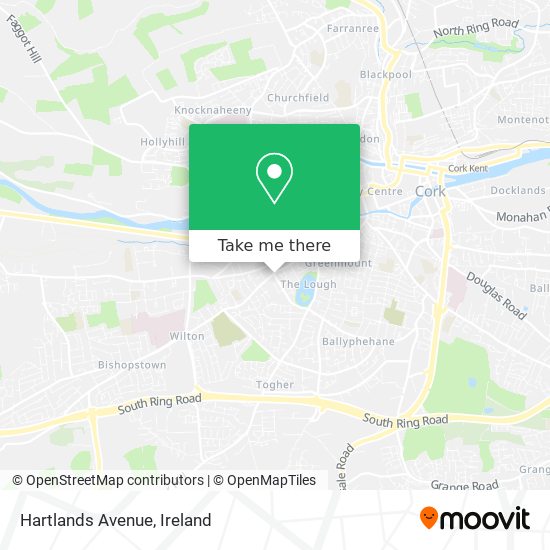 Hartlands Avenue map