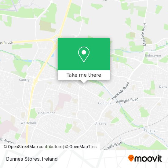 Dunnes Stores map