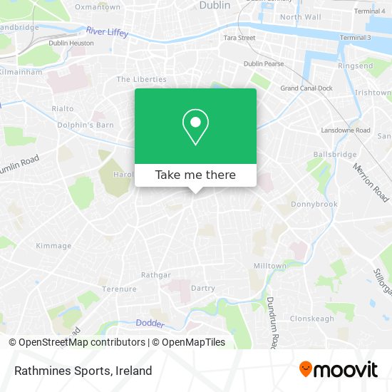 Rathmines Sports map