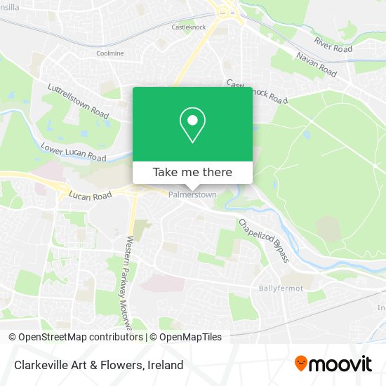 Clarkeville Art & Flowers map