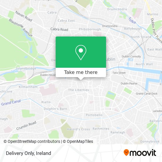 Delivery Only map