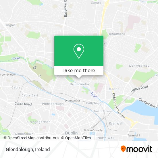 Glendalough map