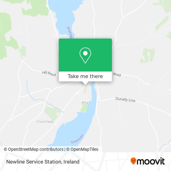 Newline Service Station map