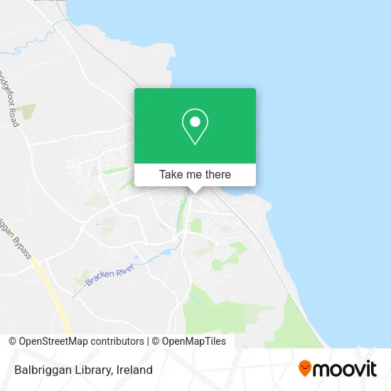 Balbriggan Library map
