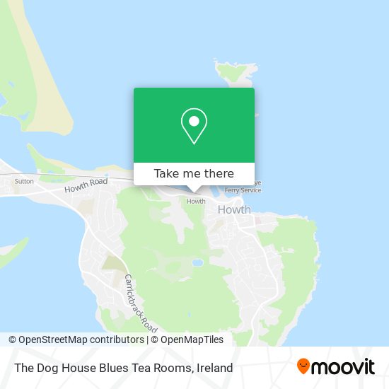 The Dog House Blues Tea Rooms map