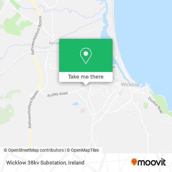 Wicklow 38kv Substation map