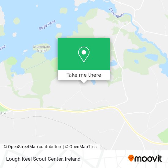 Lough Keel Scout Center map