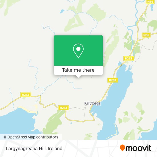 Largynagreana Hill map