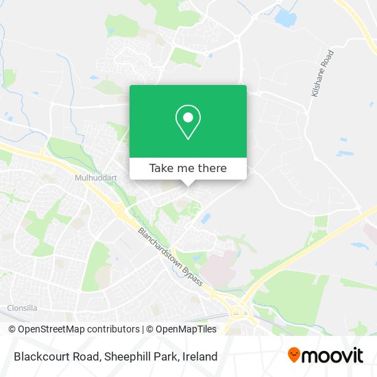 Blackcourt Road, Sheephill Park map