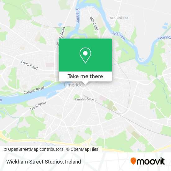 Wickham Street Studios map