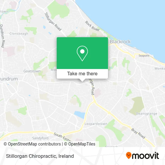 Stillorgan Chiropractic map
