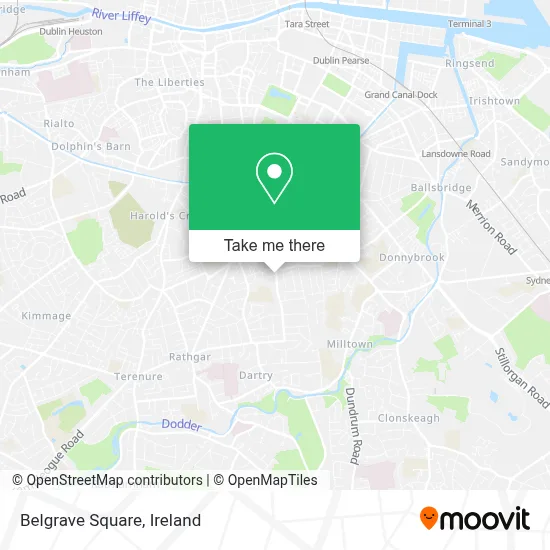 Belgrave Square map