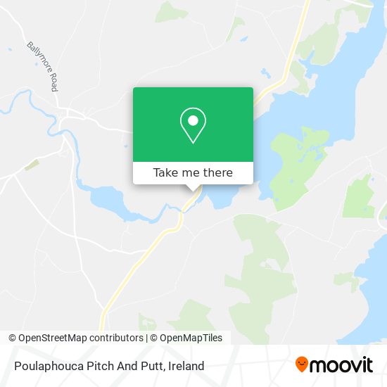 Poulaphouca Pitch And Putt map