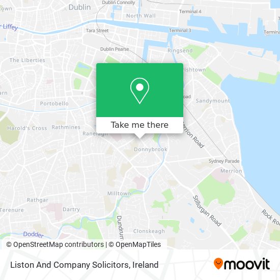 Liston And Company Solicitors map