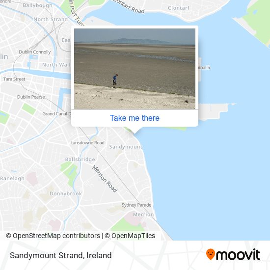 Sandymount Strand map