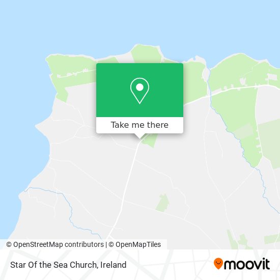 Star Of the Sea Church map