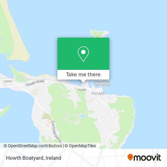 Howth Boatyard map