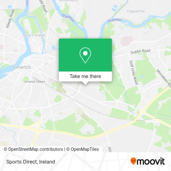 Sports Direct map