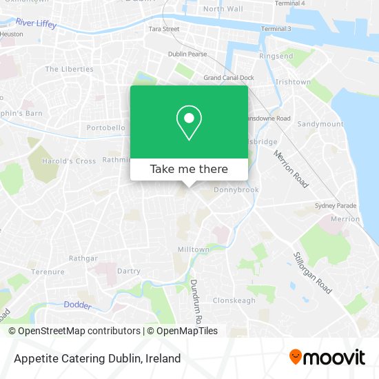 Appetite Catering Dublin map