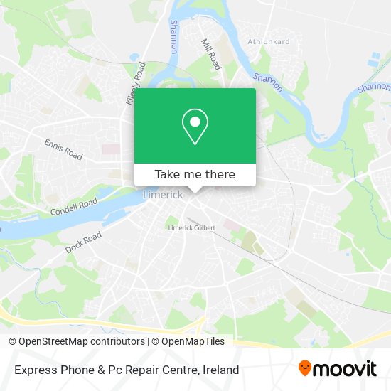 Express Phone & Pc Repair Centre plan