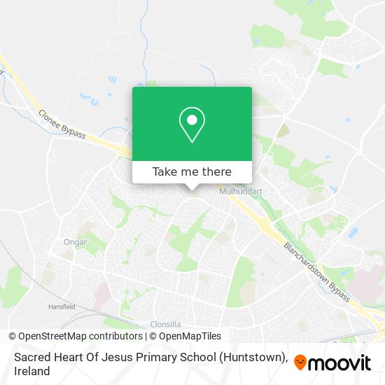 Sacred Heart Of Jesus Primary School (Huntstown) plan