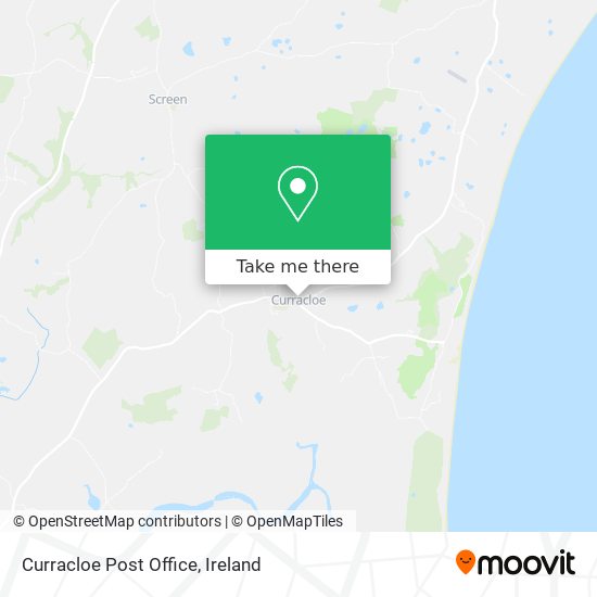 Curracloe Post Office map