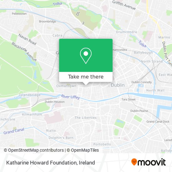 Katharine Howard Foundation map