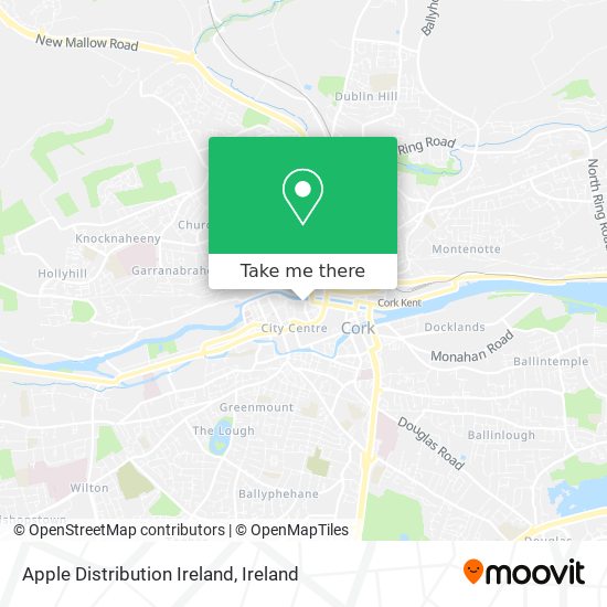 Apple Distribution Ireland map