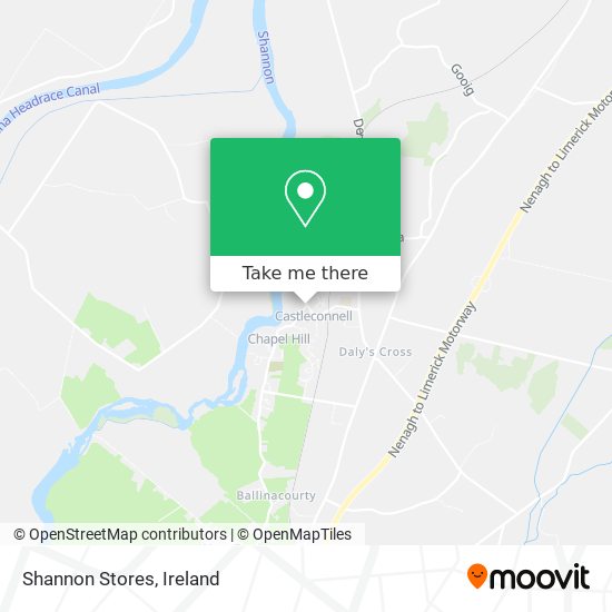 Shannon Stores map