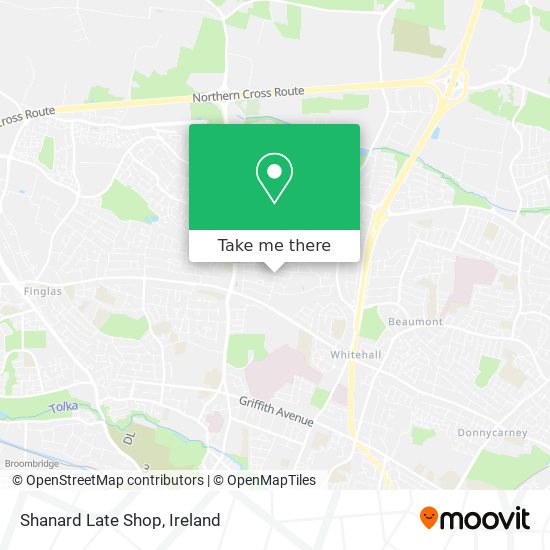 Shanard Late Shop map