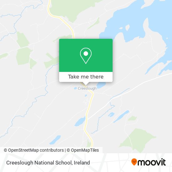 Creeslough National School map