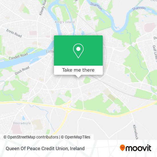 Queen Of Peace Credit Union map