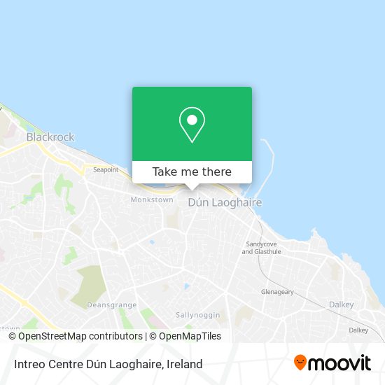 Intreo Centre Dún Laoghaire map
