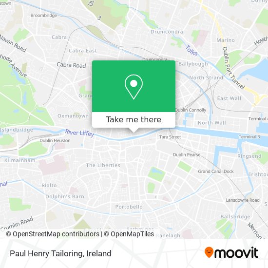 Paul Henry Tailoring map