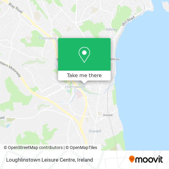 Loughlinstown Leisure Centre map