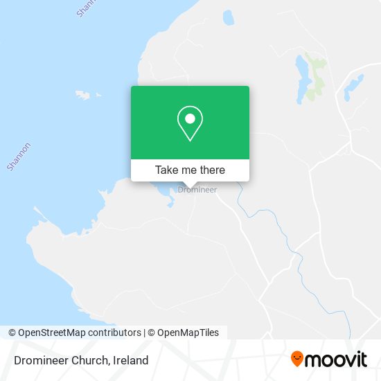 Dromineer Church map