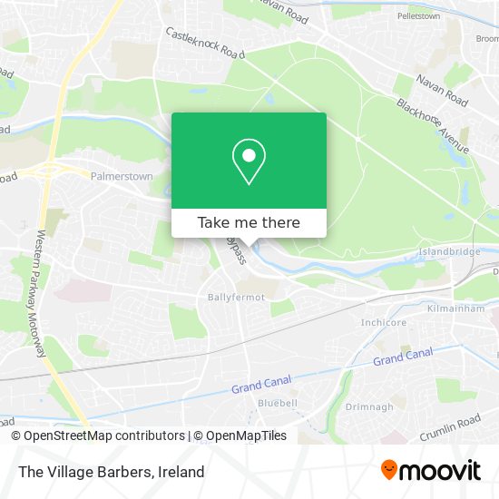 The Village Barbers map