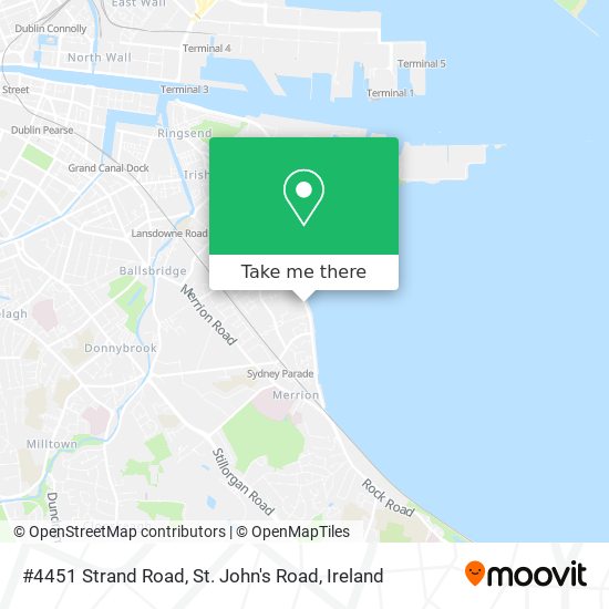 #4451 Strand Road, St. John's Road map