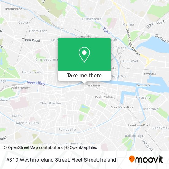 #319 Westmoreland Street, Fleet Street map