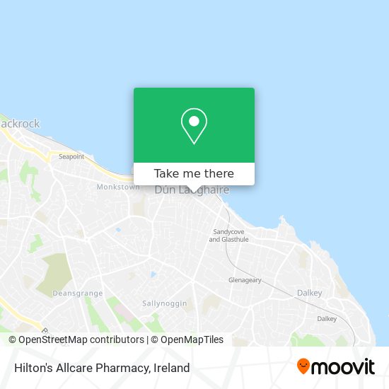 Hilton's Allcare Pharmacy map
