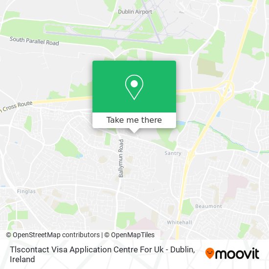 Tlscontact Visa Application Centre For Uk - Dublin map