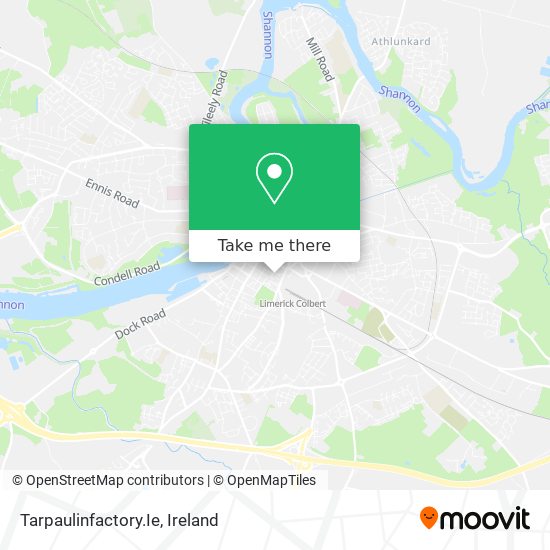 Tarpaulinfactory.Ie map