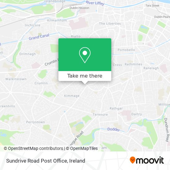 Sundrive Road Post Office map