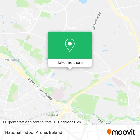 National Indoor Arena map