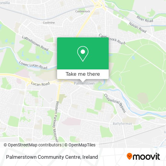 Palmerstown Community Centre map