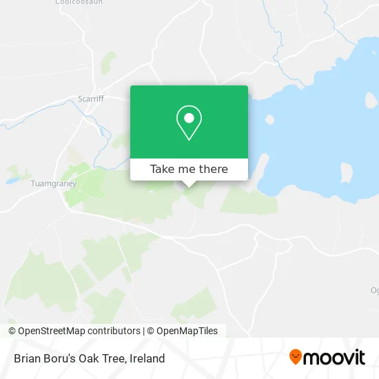 Brian Boru's Oak Tree map