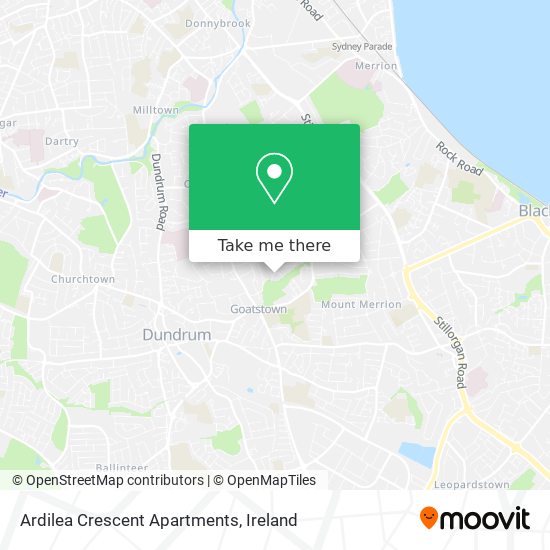 Ardilea Crescent Apartments map