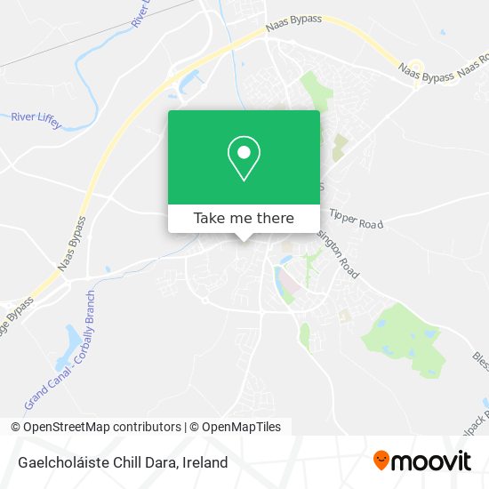 Gaelcholáiste Chill Dara map