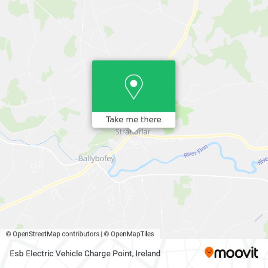 Esb Electric Vehicle Charge Point map
