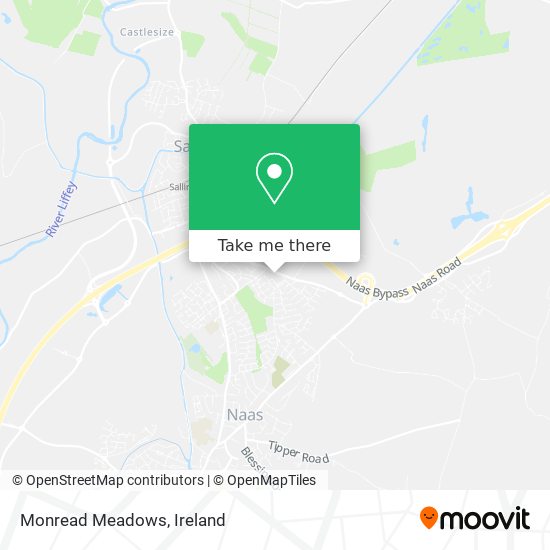 Monread Meadows map
